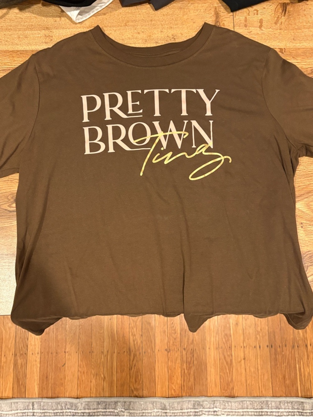 Pretty Brown Thing Graphic Tee - Brown